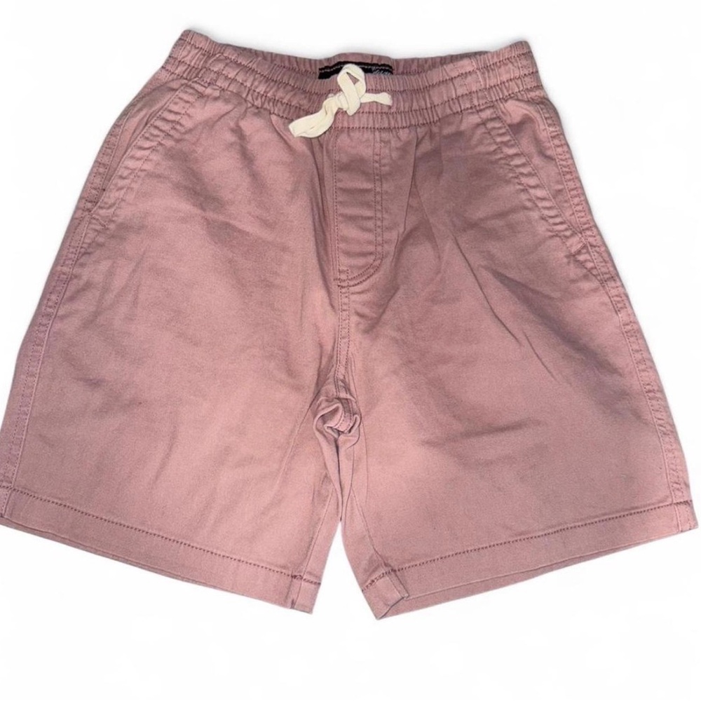 Plugg Men's Light Pink Flat Front Shorts